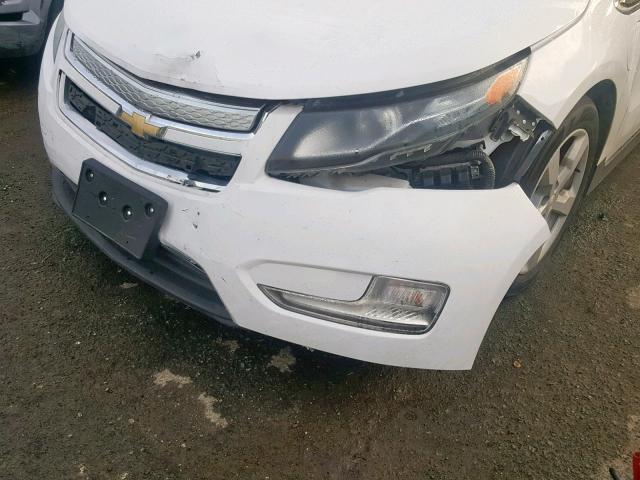 1G1RE6E41EU159853 - 2014 CHEVROLET VOLT WHITE photo 9