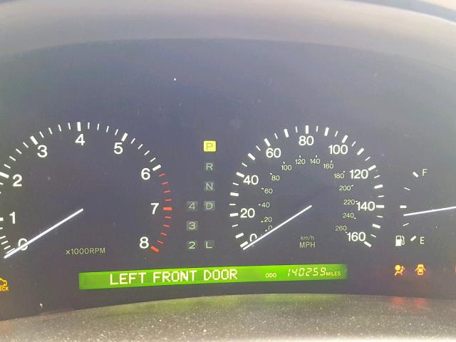 JT8BH28F3Y0179960 - 2000 LEXUS LS 400 GOLD photo 8