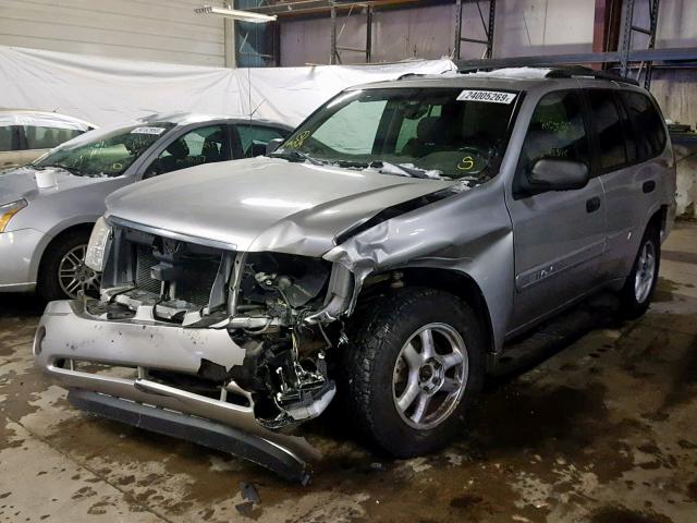 1GKDT13S942445525 - 2004 GMC ENVOY GRAY photo 2