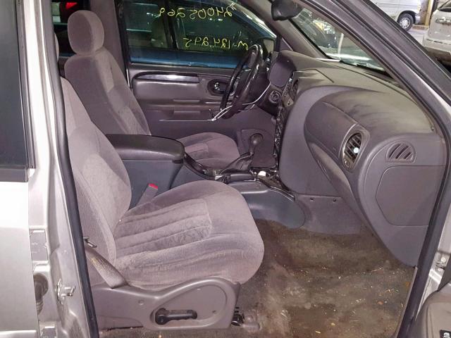 1GKDT13S942445525 - 2004 GMC ENVOY GRAY photo 5