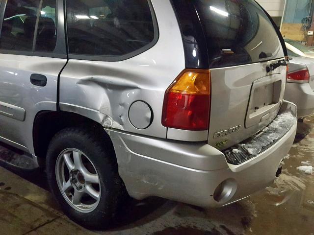 1GKDT13S942445525 - 2004 GMC ENVOY GRAY photo 9