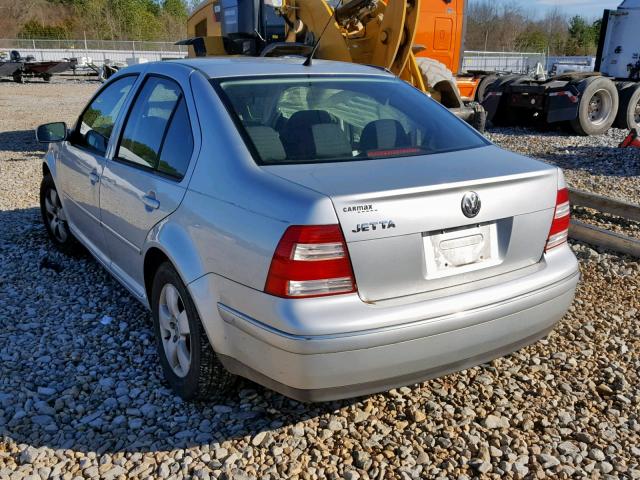 3VWSK69M25M060293 - 2005 VOLKSWAGEN JETTA GLS SILVER photo 3