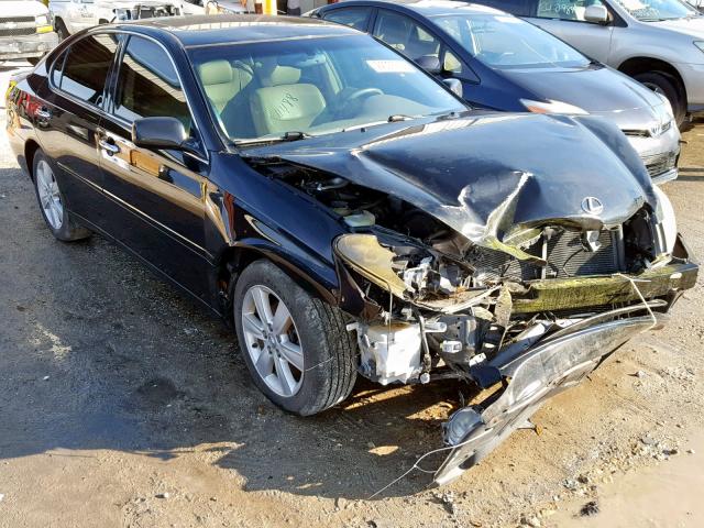 JTHBA30G565174872 - 2006 LEXUS ES 330 BLACK photo 1