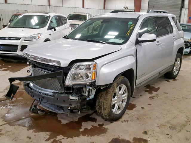 2GKFLTEK3G6129515 - 2016 GMC TERRAIN SL SILVER photo 2