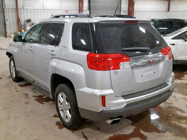 2GKFLTEK3G6129515 - 2016 GMC TERRAIN SL SILVER photo 3