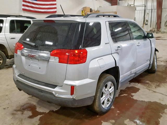 2GKFLTEK3G6129515 - 2016 GMC TERRAIN SL SILVER photo 4