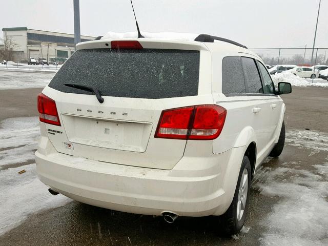 3D4PH1FG9BT518912 - 2011 DODGE JOURNEY MA WHITE photo 4