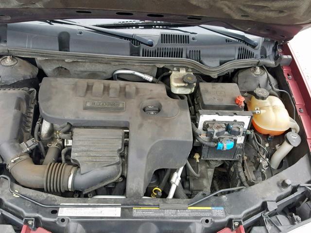 1G8AJ52F85Z180292 - 2005 SATURN ION LEVEL MAROON photo 7