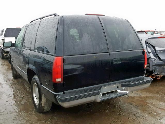 1GKEC13RXWJ716926 - 1998 GMC YUKON BLACK photo 3