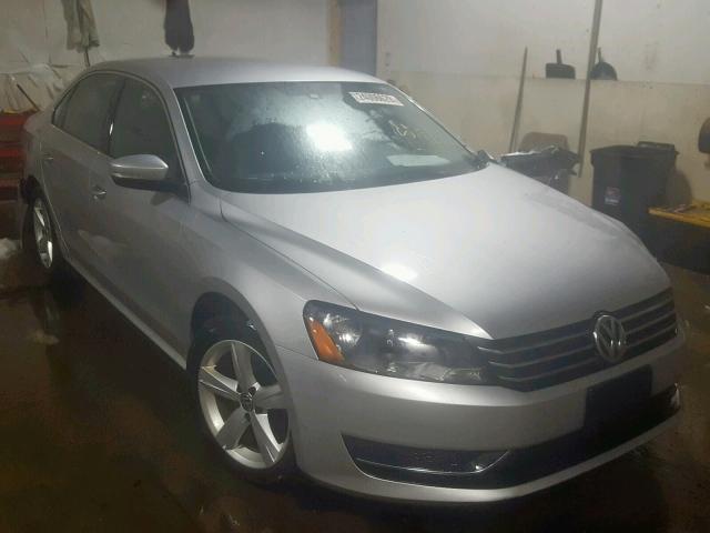 1VWBP7A38DC032315 - 2013 VOLKSWAGEN PASSAT SE SILVER photo 1