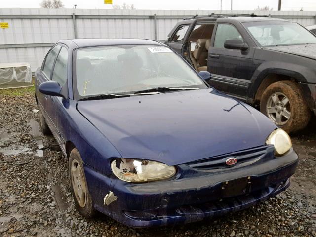 KNAFB1218Y5899928 - 2000 KIA SEPHIA BAS BLUE photo 1