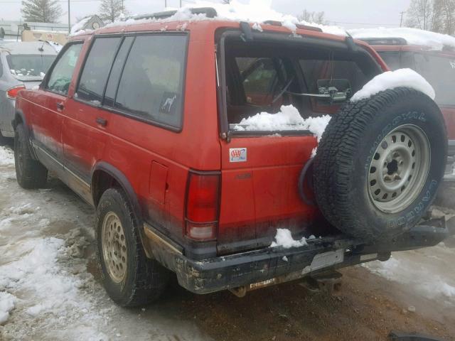 1GNDT13W3R2126957 - 1994 CHEVROLET BLAZER S10 RED photo 3