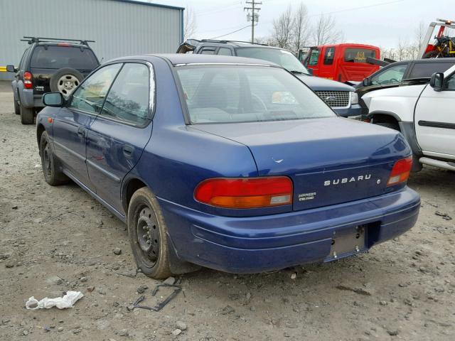 JF1GC4352YG504174 - 2000 SUBARU IMPREZA L BLUE photo 3