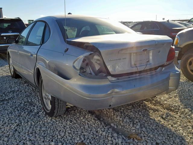 1FAFP53U44A119385 - 2004 FORD TAURUS SE SILVER photo 3