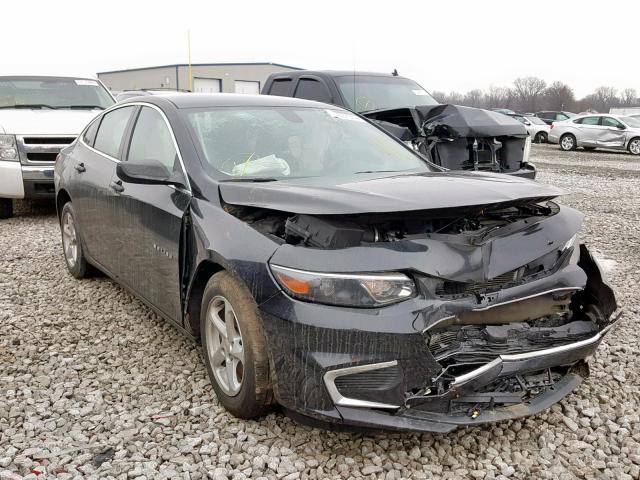 1G1ZB5ST0GF258329 - 2016 CHEVROLET MALIBU LS BLACK photo 1