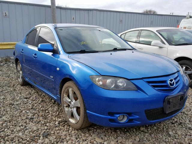 JM1BK323561497108 - 2006 MAZDA 3 S BLUE photo 1