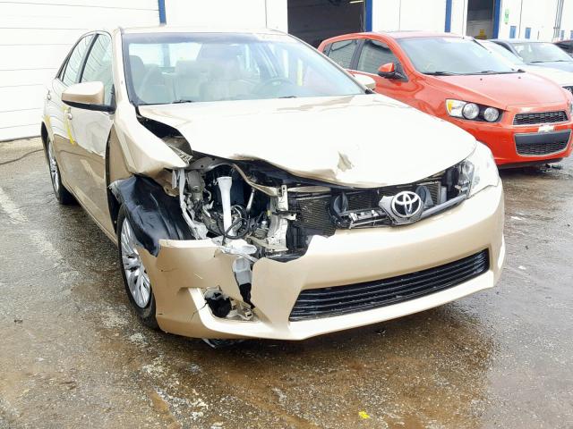 4T1BF1FKXCU512489 - 2012 TOYOTA CAMRY BASE TAN photo 1