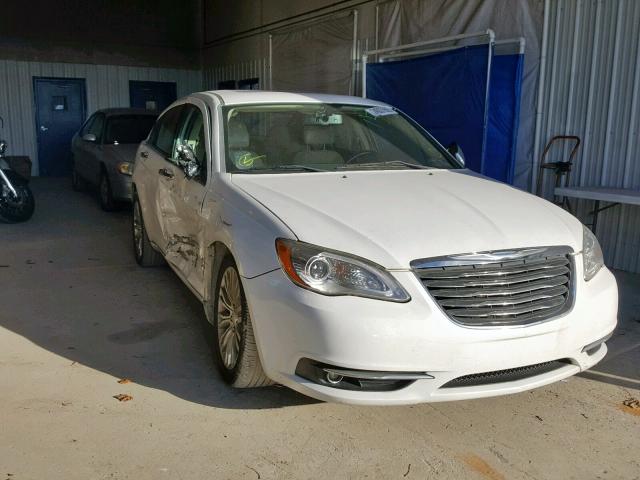 1C3BC2FG7BN570944 - 2011 CHRYSLER 200 LIMITE WHITE photo 1