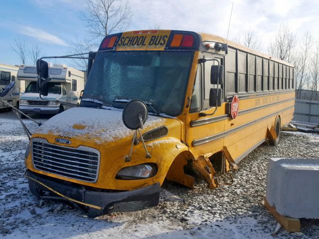 4UZABRDT7DCBT1985 - 2013 FREIGHTLINER CHASSIS B2 ყვითელი ფოტო 2