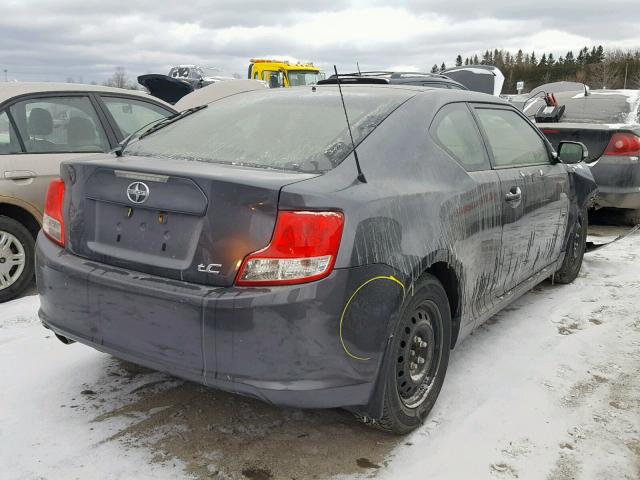 JTKJF5C76D3058877 - 2013 TOYOTA SCION TC GRAY photo 4