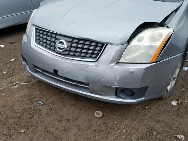 3N1AB61E87L627671 - 2007 NISSAN SENTRA 2.0 SILVER photo 9