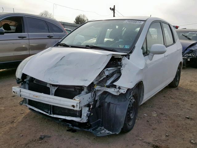 JHMGD38447S037366 - 2007 HONDA FIT WHITE photo 2