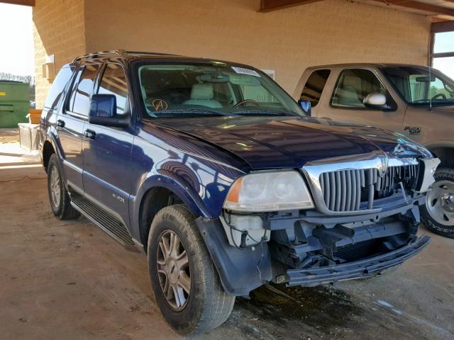 5LMEU68H24ZJ33294 - 2004 LINCOLN AVIATOR 蓝色 照片 1