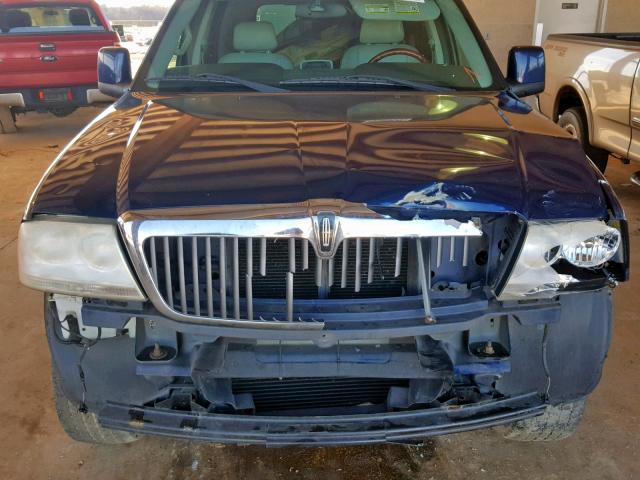 5LMEU68H24ZJ33294 - 2004 LINCOLN AVIATOR 蓝色 照片 7
