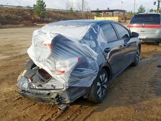 5YFBURHEXFP201808 - 2015 TOYOTA COROLLA L BLUE photo 4