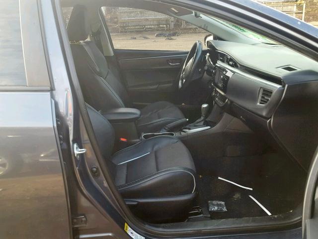 5YFBURHEXFP201808 - 2015 TOYOTA COROLLA L BLUE photo 5