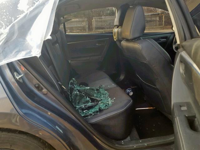 5YFBURHEXFP201808 - 2015 TOYOTA COROLLA L BLUE photo 6