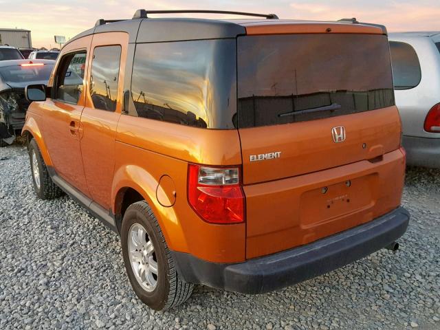 5J6YH18737L001469 - 2007 HONDA ELEMENT EX ORANGE photo 3