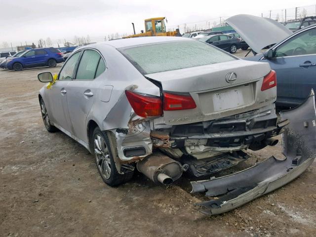 JTHCK262462007881 - 2006 LEXUS IS 250 SILVER photo 3