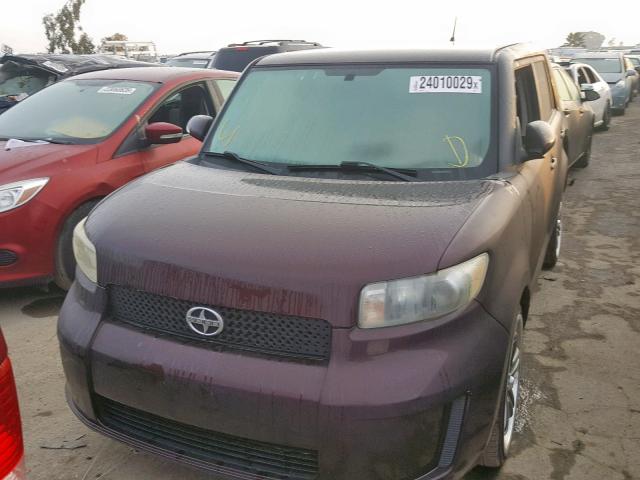 JTLKE50E681052035 - 2008 TOYOTA XB MAROON photo 9