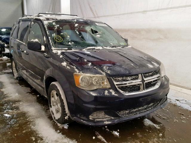 2D4RN3DGXBR617435 - 2011 DODGE GRAND CARA BLACK photo 1