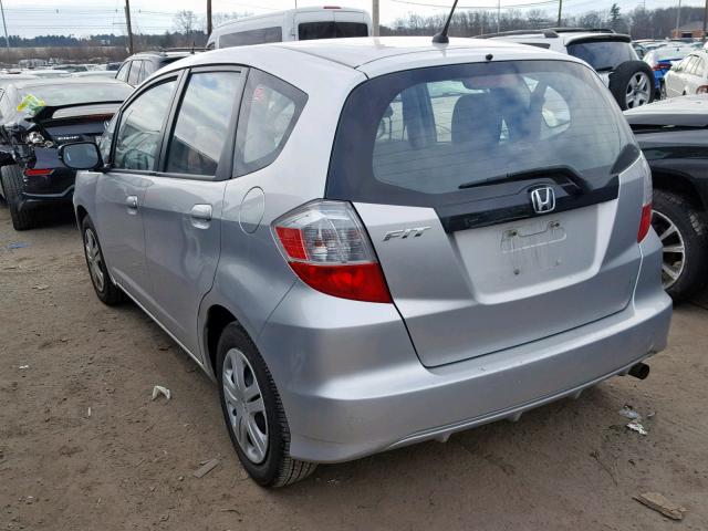 JHMGE8G33BS008288 - 2011 HONDA FIT GRAY photo 3