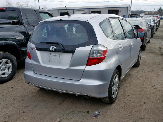 JHMGE8G33BS008288 - 2011 HONDA FIT GRAY photo 4