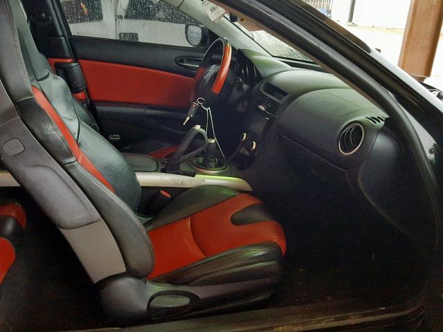 JM1FE173950152724 - 2005 MAZDA RX8 BLACK photo 5