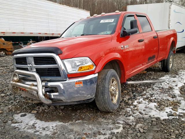 3C63D3GL3CG148704 - 2012 DODGE RAM 3500 S RED photo 2