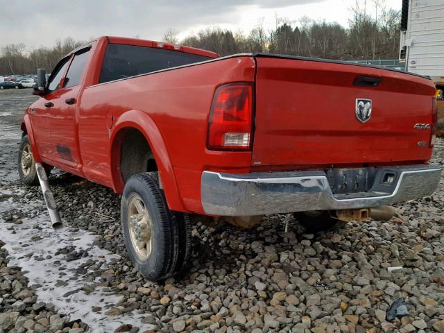 3C63D3GL3CG148704 - 2012 DODGE RAM 3500 S RED photo 3