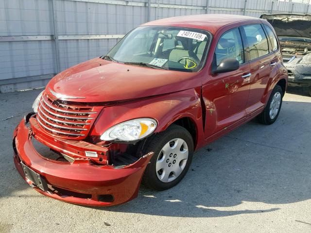 3A4FY48B97T549283 - 2007 CHRYSLER PT CRUISER RED photo 2