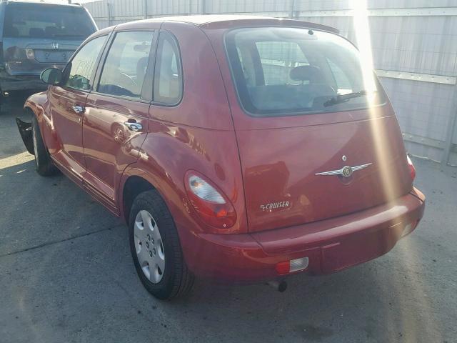 3A4FY48B97T549283 - 2007 CHRYSLER PT CRUISER RED photo 3