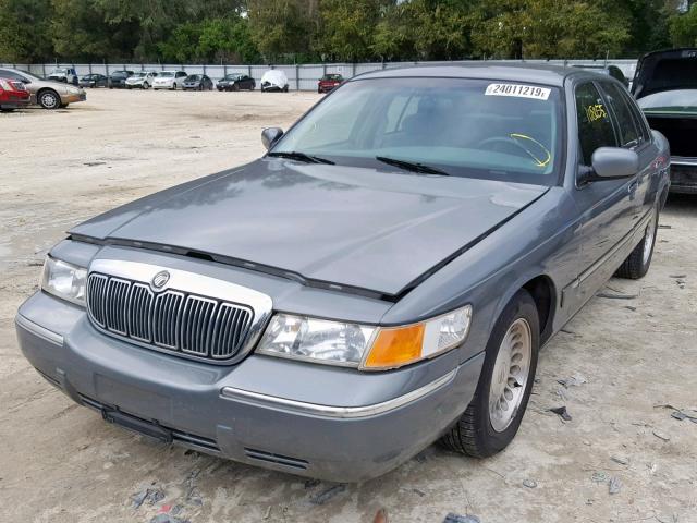 2MEFM74W1XX737000 - 1999 MERCURY GRAND MARQ GRAY photo 2