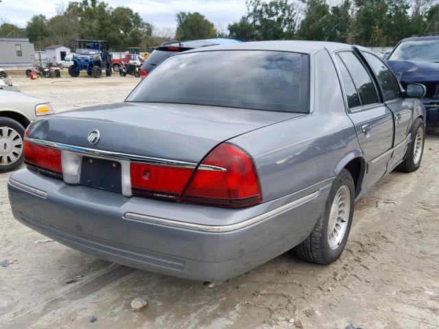 2MEFM74W1XX737000 - 1999 MERCURY GRAND MARQ GRAY photo 4