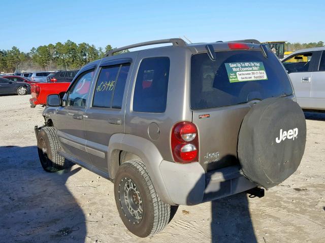 1J4GL48K86W200501 - 2006 JEEP LIBERTY SP Թուխ լուսանկար 3