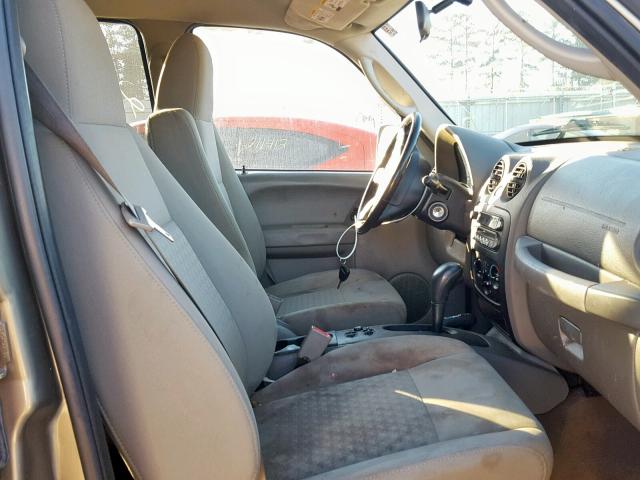 1J4GL48K86W200501 - 2006 JEEP LIBERTY SP Թուխ լուսանկար 5