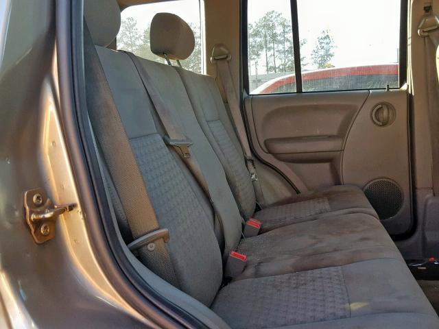 1J4GL48K86W200501 - 2006 JEEP LIBERTY SP Թուխ լուսանկար 6