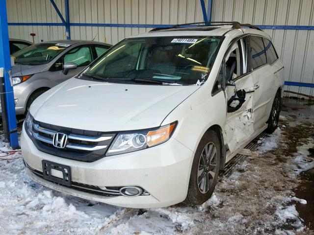 5FNRL5H95GB080034 - 2016 HONDA ODYSSEY TO WHITE photo 2