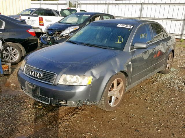 WAUJT68EX3A281279 - 2003 AUDI A4 3.0 GRAY photo 2