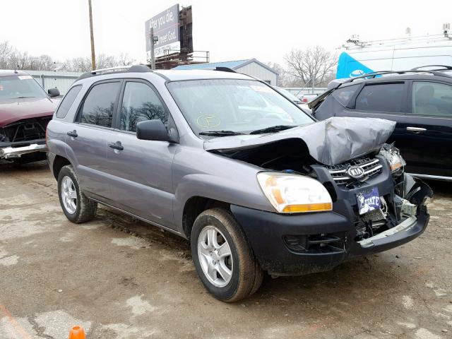 KNDJF724987497001 - 2008 KIA SPORTAGE L GRAY photo 1